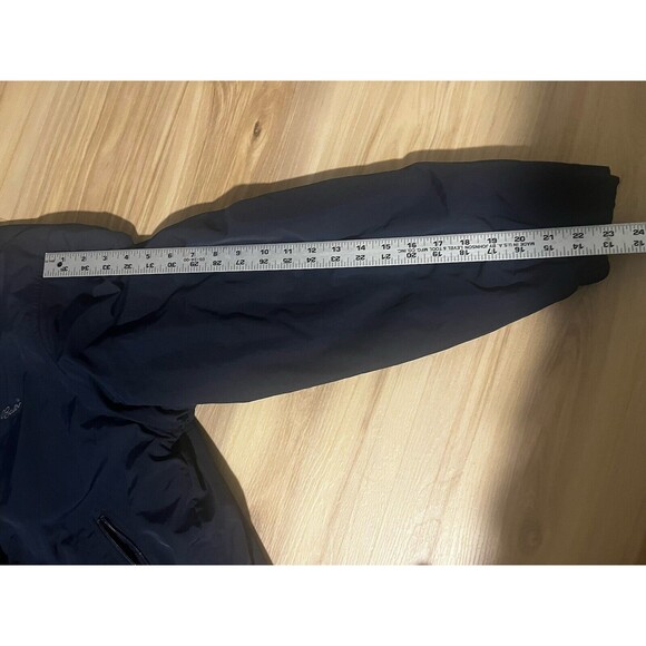 Eddie Bauer Men's Large Jacket Full Zip‎ Blue Nylon W/ Lining & Insulation - Picture 7 of 9